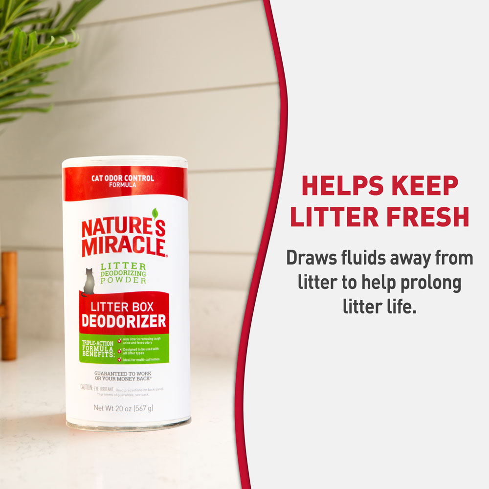 Litter Box Odor Deodorizer Powder Nature's Miracle